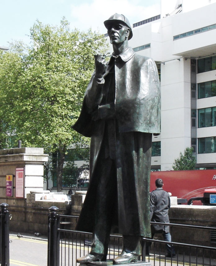 Statue Sherlock Holmes Londres
